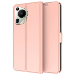 Тънък калъф страничен flip за Huawei Pura 70 Ultra &ndash; розов