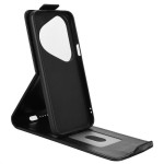 Кожен калъф flip за Huawei Pura 80 Pro/Pro+ - черен - 2 Кожен калъф flip за Huawei Pura 80 Pro/Pro+ - черен - 2