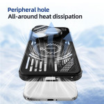 Алуминиев гръб за Huawei Pura 80 Pro/Pro+ марка ABEEL - черен - 3
