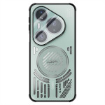 Алуминиев гръб за Huawei Pura 80 Pro/Pro+ марка ABEEL - зелен