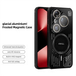 Алуминиев гръб за Huawei Pura 80 Ultra марка ABEEL - черен - 1
