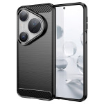 Силиконов гръб Rugged Armor за Huawei Pura 80 Ultra - черен