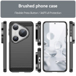 Силиконов гръб Rugged Armor за Huawei Pura 80 Ultra - черен - 2