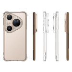 Силиконов гръб с подсилени ръбове за Huawei Pura 80 Ultra - прозрачен - 3
