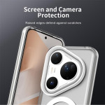 Силиконов гръб с MAGSAFE магнит за Huawei Pura 80 Ultra - бяла рамка - 0