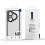 Силиконов гръб Rugged Armor марка DUX DUCIS за Huawei Pura 90s Pro Max - черна рамка - 0