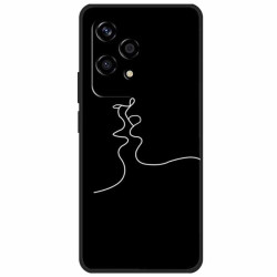 Силиконов гръб за Honor 200 Lite 5G - целувка