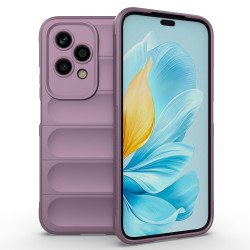 Подсилен силиконов гръб на ленти за Honor 200 Lite 5G - лилав