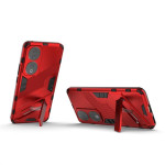 Хибриден гръб със стойка марка BIBERCAS за Honor 90 - червен - 1