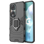 Хибриден гръб със стойка за Honor 90 - черен