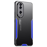 Алуминиев гръб за Honor 90 - черен със синя рамка