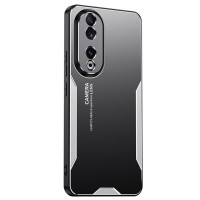 Алуминиев гръб за Honor 90 - черен със сребрист ръб