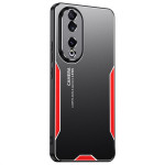 Алуминиев гръб за Honor 90 - черен с червена рамка