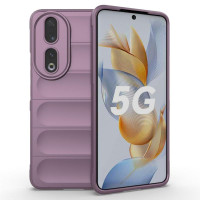 Подсилен силиконов гръб на ленти за Honor 90 - лилав