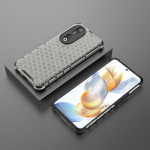 Хибриден гръб с ромбоидна шарка за Honor 90 - черен - 2