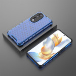 Хибриден гръб с ромбоидна шарка за Honor 90 - син - 2