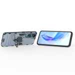 Хибриден гръб със стойка за Honor 90 Lite 5G - стоманено син - 0
