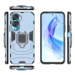 Хибриден гръб със стойка за Honor 90 Lite 5G - стоманено син - 2