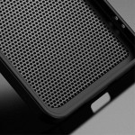 Алуминиев гръб за Honor 90 Lite 5G - черен със сива рамка - 2