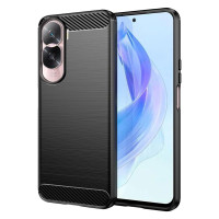 Силиконов гръб Rugged Armor за Honor 90 Lite 5G - черен