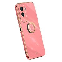 Силиконов гръб със стойка тип пръстен марка XINLI за Honor 90 Lite 5G - червен