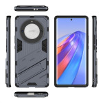 Хибриден гръб със стойка марка BIBERCAS за Honor Magic5 Lite 5G - сив - 3