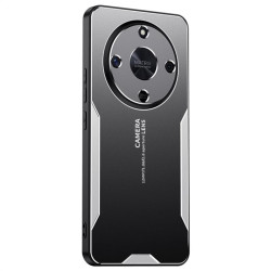 Алуминиев гръб за Honor Magic6 Lite 5G - черен със сива рамка