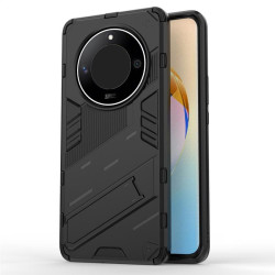Хибриден гръб със стойка марка BIBERCAS за Honor Magic6 Lite 5G - черен