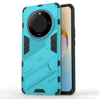 Хибриден гръб със стойка марка BIBERCAS за Honor Magic6 Lite 5G - светло син