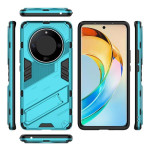 Хибриден гръб със стойка марка BIBERCAS за Honor Magic6 Lite 5G - светло син - 2