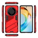 Хибриден гръб със стойка марка BIBERCAS за Honor Magic6 Lite 5G - червен - 2