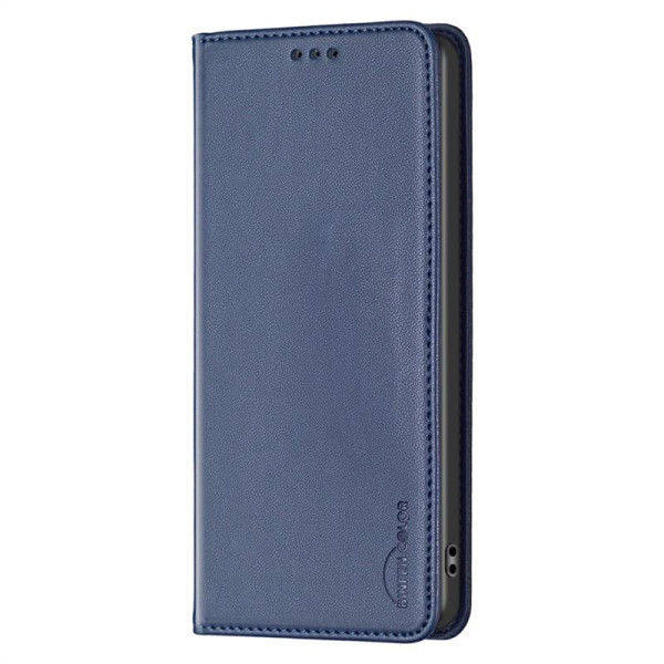 Кожен калъф тип портмоне марка BINFEN COLOR за Honor Magic6 Lite 5G - тъмно син Кожен калъф тип портмоне марка BINFEN COLOR за Honor Magic6 Lite 5G - тъмно син