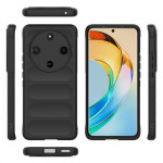 Подсилен силиконов гръб на ленти за Honor Magic6 Lite 5G - черен - 1