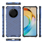 Хибриден гръб с ромбоидна шарка за Honor Magic6 Lite 5G - син - 2