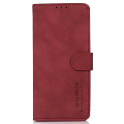 Калъф тип портмоне марка KHAZNEH за Honor X6a - винено червен