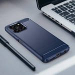 Силиконов гръб Rugged Armor за Honor X6a - тъмно син - 1