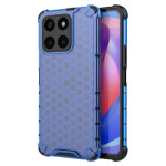 Хибриден гръб с ромбоидна шарка за Honor X6a - син