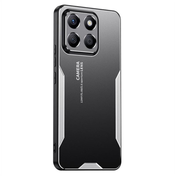 Алуминиев гръб за Honor X8b - черен със сива рамка