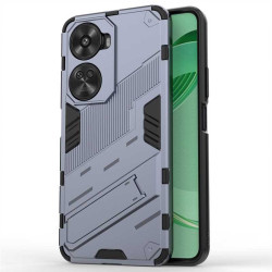 Хибриден гръб със стойка марка BIBERCAS за Huawei nova 12 SE - стоманено сив