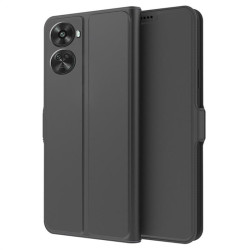 Тънък калъф страничен flip за Huawei nova 12 SE &ndash; черен