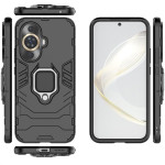 Хибриден гръб със стойка за Huawei Nova 11 - черен - 2