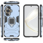 Хибриден гръб със стойка за Huawei Nova 11 - стоманено син - 2