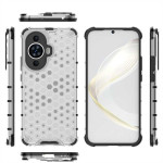 Хибриден гръб с ромбоидна шарка за Huawei nova 11/12s - бял - 1