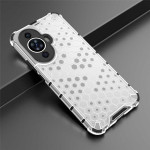 Хибриден гръб с ромбоидна шарка за Huawei nova 11/12s - бял - 0