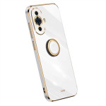 Хибриден гръб със стойка тип пръстен марка XINLI за Huawei Nova 11/12s - бял
