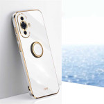 Хибриден гръб със стойка тип пръстен марка XINLI за Huawei Nova 11/12s - бял - 0