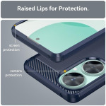 Силиконов гръб Rugged Armor за Huawei Nova 11i - тъмно син - 0