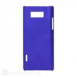 Пластмасов калъф за LG Optimus L7  - син