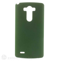 Пластмасов калъф за LG G3 с пясъчна текстура - зелен