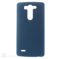 Пластмасов калъф за LG G3 S с пясъчна текстура - тъмно син